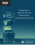 Designing Effective Pay For Performance System