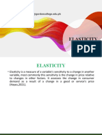 ELASTICITY