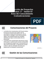 Gestión Comunicaciones Proyectos