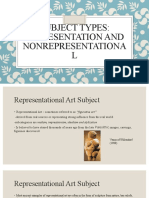 Art AppreciationRepresentational and Non Rep