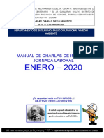 Manual de Temas de Charla de 10 Minutos Enero - 2020