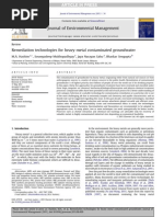 Download Remediation Technologies for Heavy Metal Contaminated Groundwater by Brian Bernhardt SN59488905 doc pdf