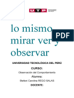 Es Lo Mismo Mirar Ver y Observar