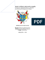 Informe de Parametros de Voladura - German Molina Valdivia
