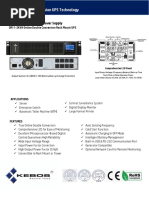 Updated2021.KEBOS GR11-2KVA 1800W Online Rack Mount UPS Datasheet