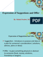 Expression Suggestion and Offer