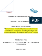 Proyecto de Vinculacion (Elaboracion de Proyecto) Informe Final Julio 2022