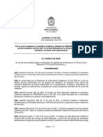 Acuerdo C de S 118 de 2021 Calendario Academico de PREGRADO 2021-2S 1