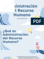 Adminitración de Recurso Humano