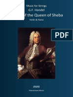 Arrival of The Queen of Sheba: G.F. Handel