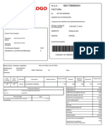 Factura venta abono cumanda