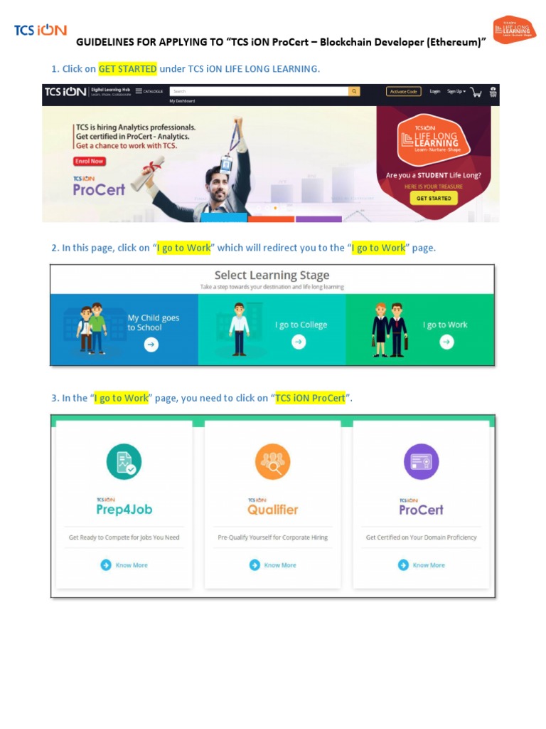 TCS iON | PDF | Login | Information Technology Management
