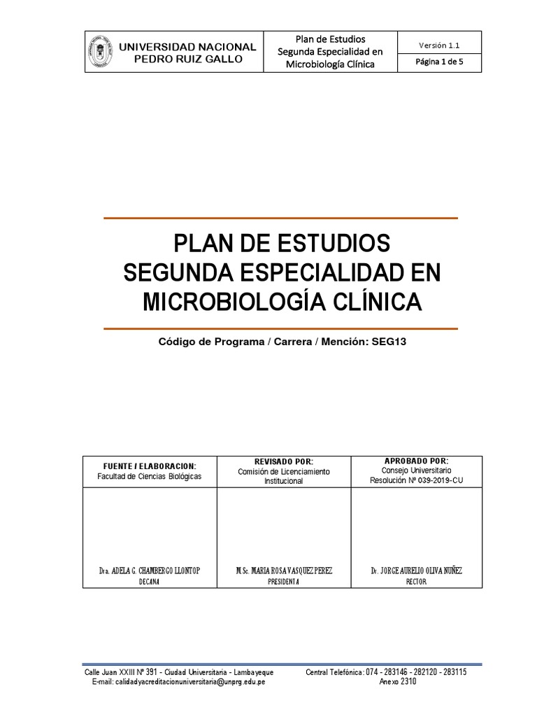 Seg13. Segunda Especialidad en Microbiología Clínica | PDF ...