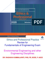 FE Environmental Ethics and Professional Practice Refresher Notes