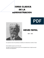 Teoria Clasica de La Administracion