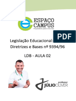 10 - 10 -21  -  2 - Aula LDB - Professor Júlio Oliver