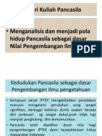 Materi Kuliah Pancasila Pengembangan Ilmu