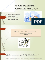 Estrategias de Fijacion de Precios