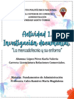 Actividad 1. Investigación Documental