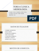Historia Clinica-Cardiologia