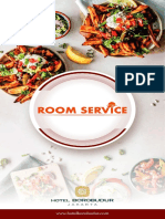 Room Service Menu