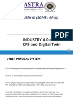 Dr. Ganesh M (Some: Ap-Iii) : Industry 4.0 and Iiot CPS and Digital Twin