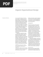 Organic Organizational Design