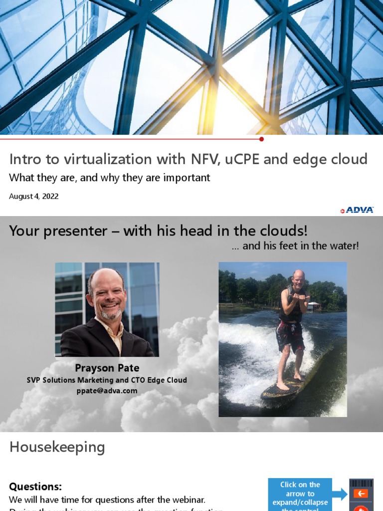 Presentation Intro To NFV UCPE and Edge Cloud | PDF | Cloud Computing ...