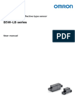 OMRON OPTICAL SENSOR En-B5w - LB - Series - Users - Manual