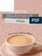 E-Book Receitas de Chás