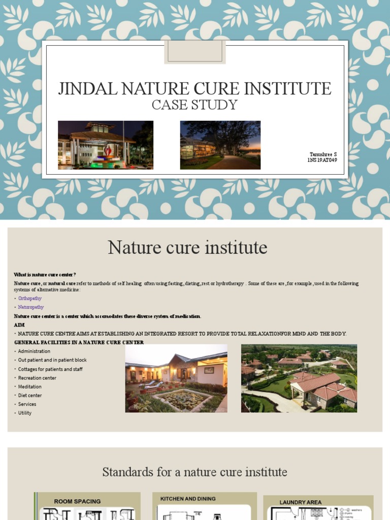Nature Cure Center Case Study PDF Naturopathy Alternative Medicine