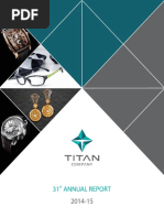 Annual Report - Titan Company Limited - 2014-15