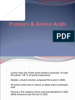 Proteins Aminoacids