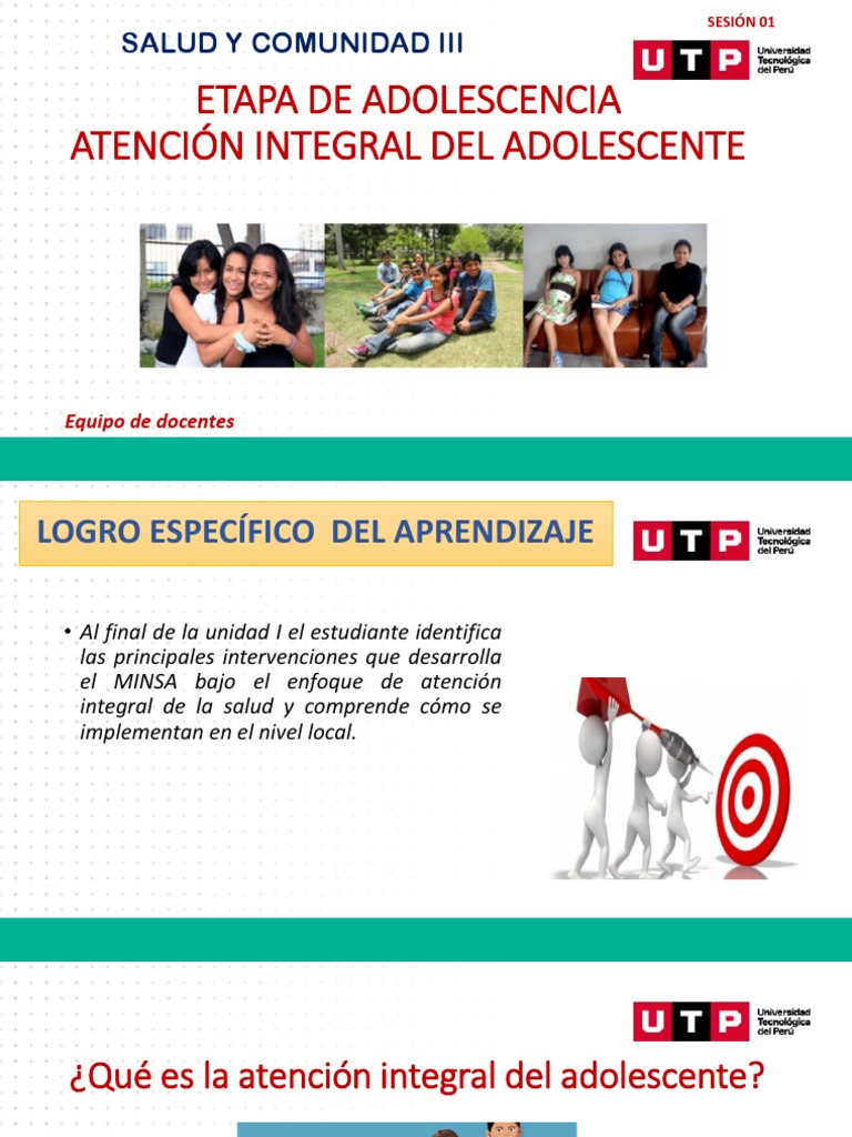 Atención integral adolescente | PDF | Condón | Ciencias de la Salud