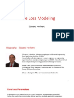 Edward Herbert's Core Loss Modeling