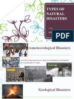 Types of Natural Disasters