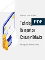 Blue Isometric Elements & Mockups Technology in The Life of Consumers Technology Presentation