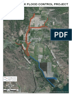 Middle Creek Flood Control Project Map