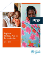 Regional Strategic Plan For Immunization 2014-2020
