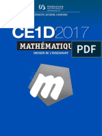 Evaluation Certificative - CE1D 2017 - Mathematiques - Dossier de L Enseignant Et Guide de Correct (Ressource 13995)