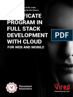 Hero Vired Certificate Program On Full Stack Development Brochure