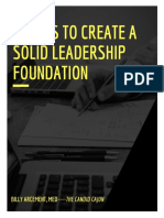 9 Ideas To Create A Solid Leadership Foundation