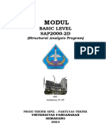 Modul Sap2000 Tingkat Dasar Universitas Pandanaran Semarang
