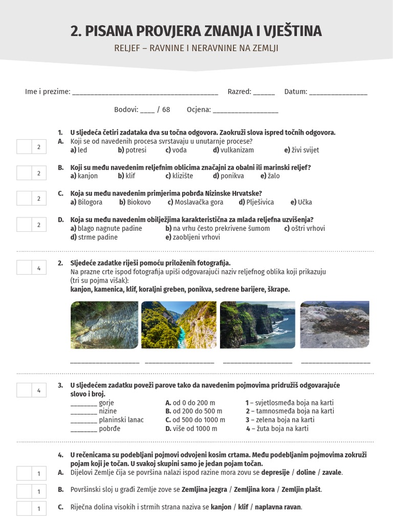 Reljef | PDF