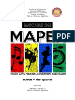 Module in Mapeh7 (Quarter 1) Adobe - SJ