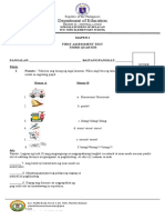 EDITED FIRST aSSessment tEST 3RDQuarter MAPEH2