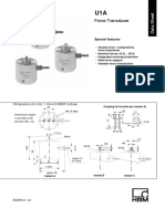 Force Transducer: Special Features