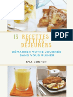 13 Recettes de Petits-Déjeuners Démarrer Votre Journée Sans Vous Ruiner (2018) PDF