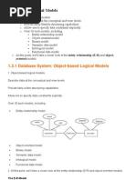 Object Based Models