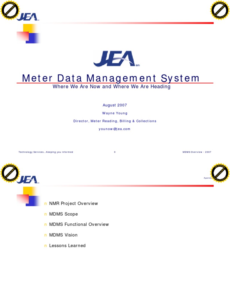 Latest Jea Mdms Overview - Ami MDM 21aug07a | PDF | Computer Network ...